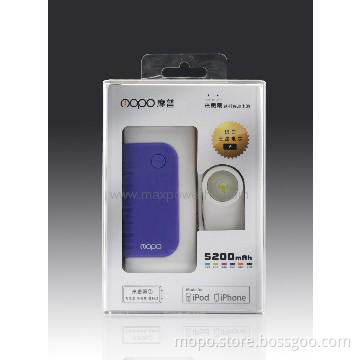 Hot!!! 5200mAh charger portable colorful universal power bank